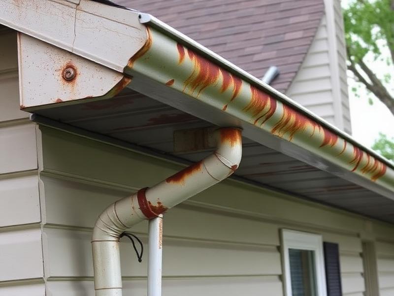 Seamless Gutter Replacement — before